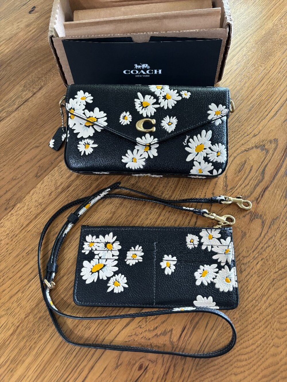 Coach Wyn Crossbody Bag with floral print